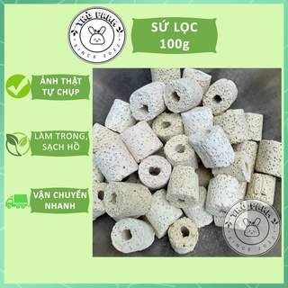 100g Sứ Lọc loại tốt lọc nước hồ cá cảnh, thủy sinh