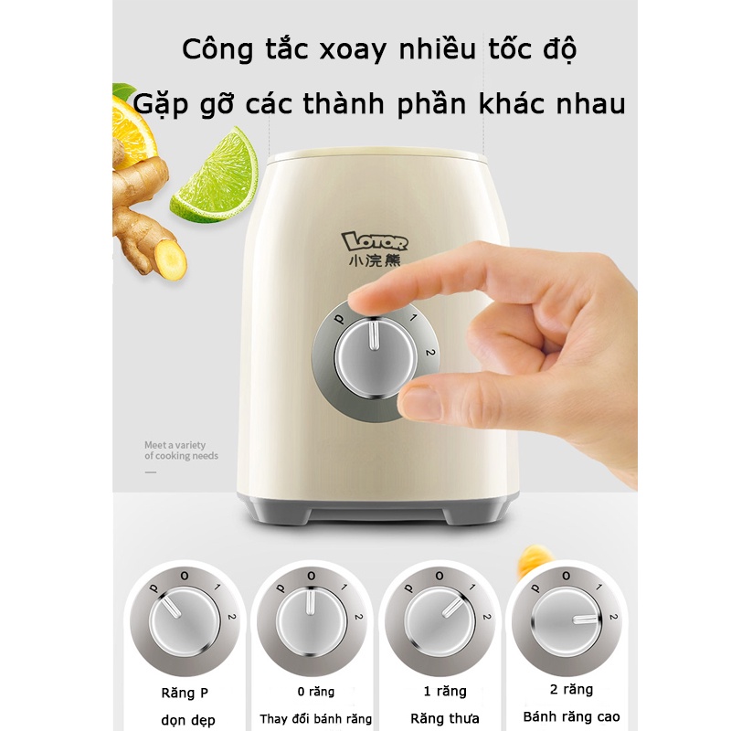 Máy say sinh tố đa năng Lotor 1L - Xay thịt, xay khô, xay sinh tố tiện lợi - Bảo hành 12 tháng