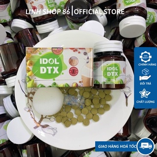 Giảm cân detox bụng IDOL DTX- Giảm mỡ bụng detox idol thái lan lọ 60v