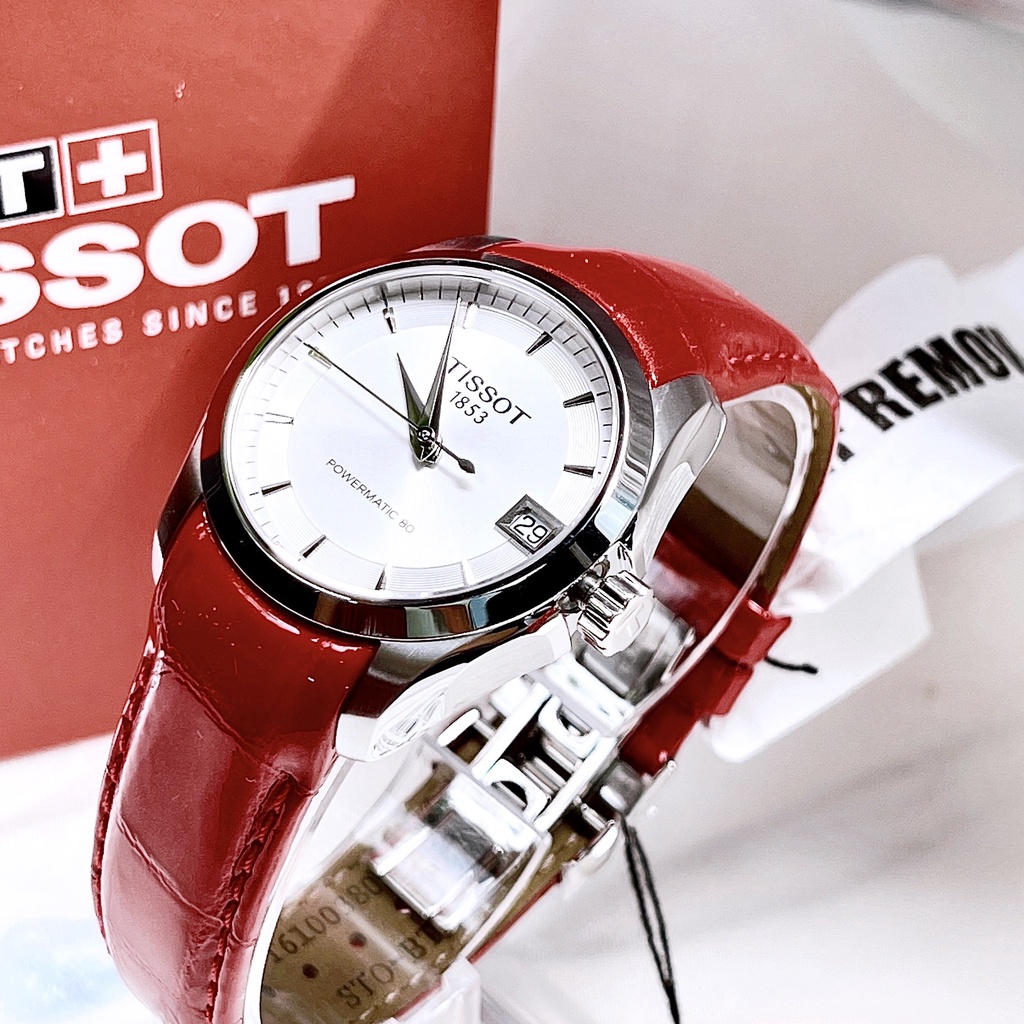 Đồng hồ nữ chính hãng Tissot Powermatic 80 T035.207.16.031.01  Máy cơ tự động - Kính Sapphire