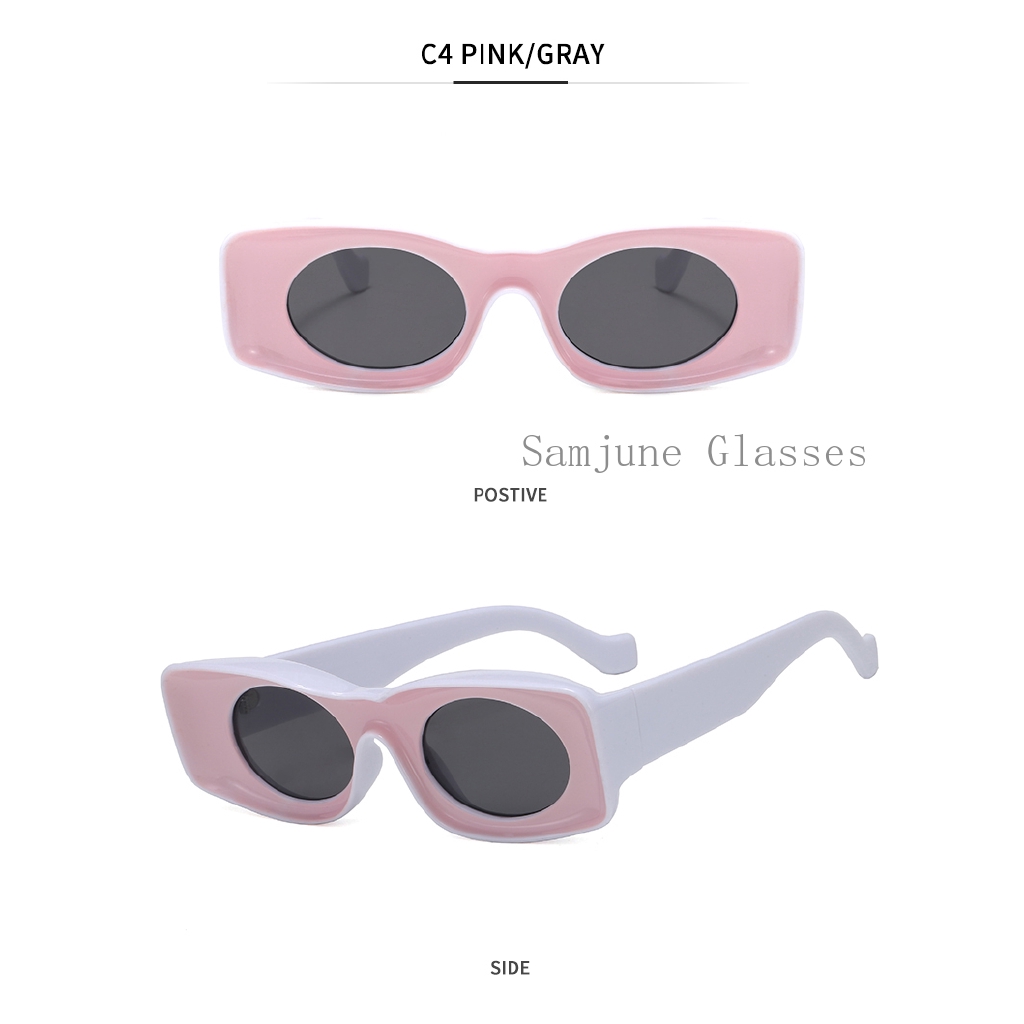 Kính Râm Samjune Gọng Vuông Phong Cách Sành Điệu Cho Nam Và Nữ