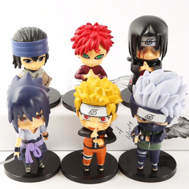 Mô hình figure Naruto & friends đế đen