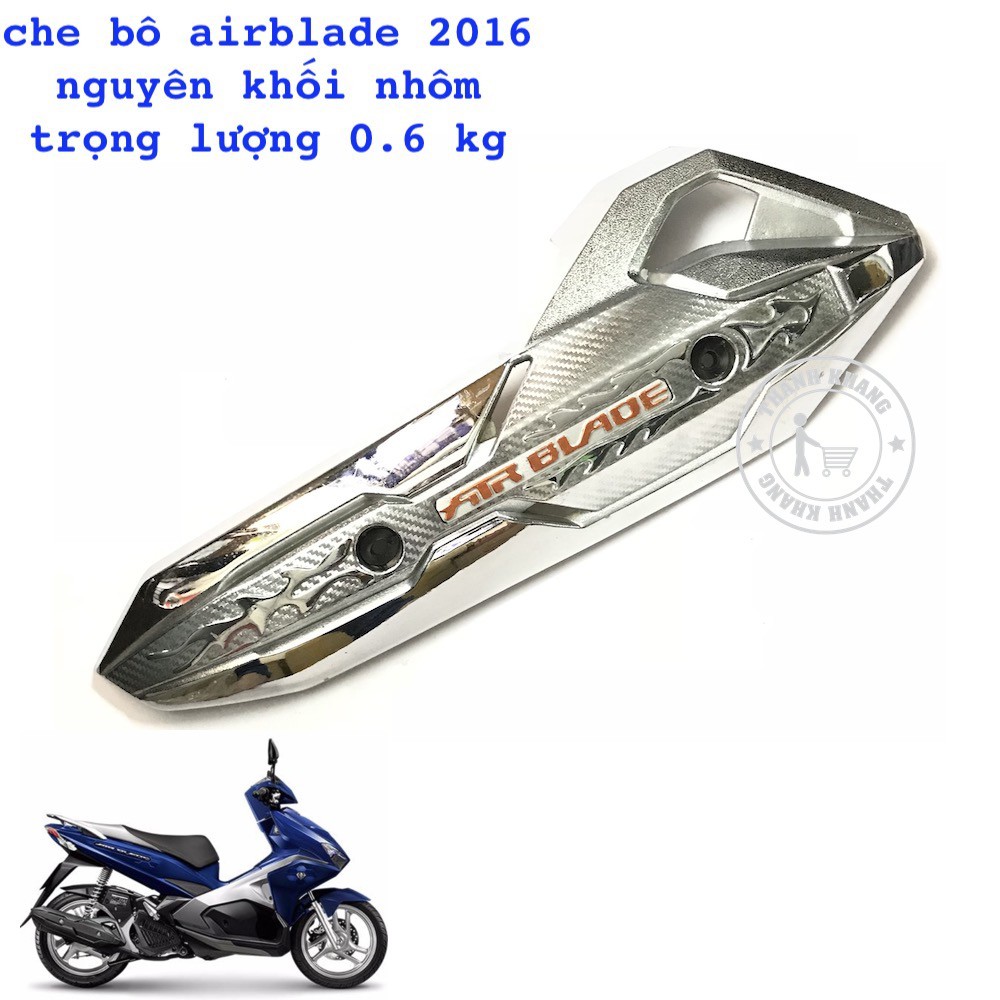 Che bô Airblade 2016 nhôm đúc nguyên khối cao cấp cứng thanh khang màu vàng 006001079