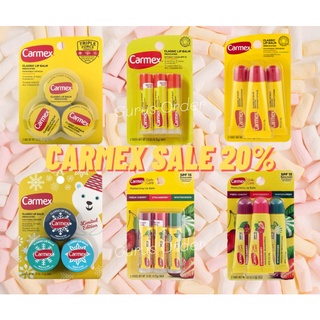 Combo set son dưỡng Carmex tuýp classic
