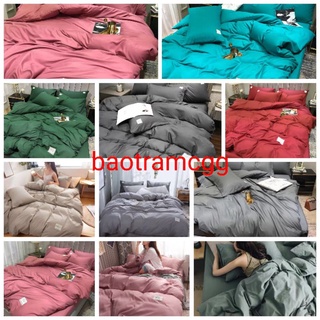 [Siêu sale] Bộ Chăn Ga Gối Cotton TC  Nhập Khẩu