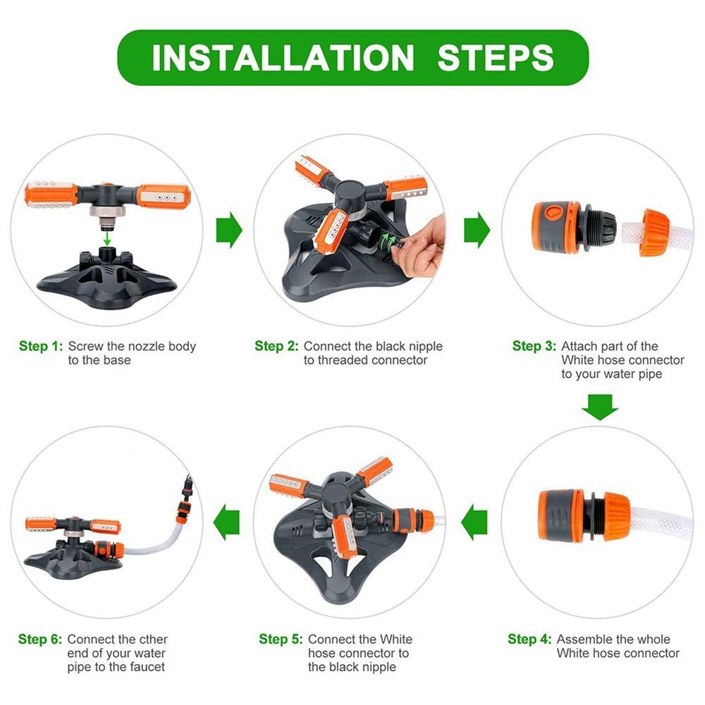 Vòi Tưới Nước Tự Động Xoay 360 Độ Tiện Dụng