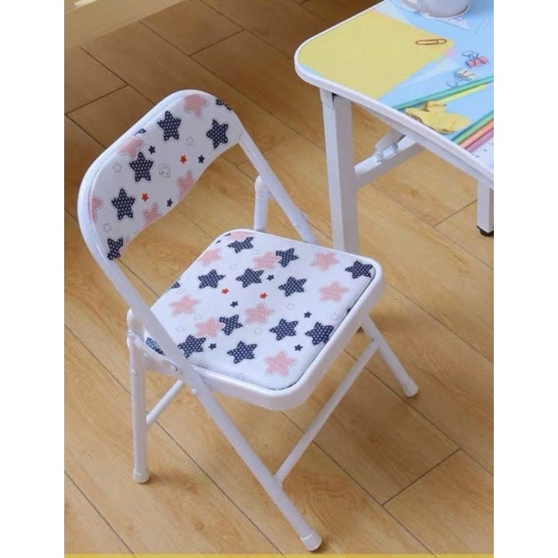 Ghế Xếp Trẻ Em Khung Thép Sơn Tĩnh Điện Nhiều Màu