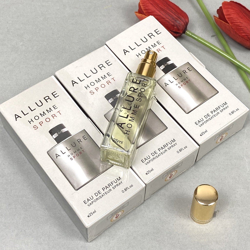 Nước hoa nội địa trung allure homme sport 25ml thơm lâu nhóm hương thể thao năng động