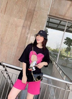 Bộ đồ nữ mặc nhà in hình trái tim