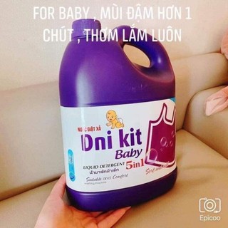 Nước giặt Xả Dni Kit can 3,8L