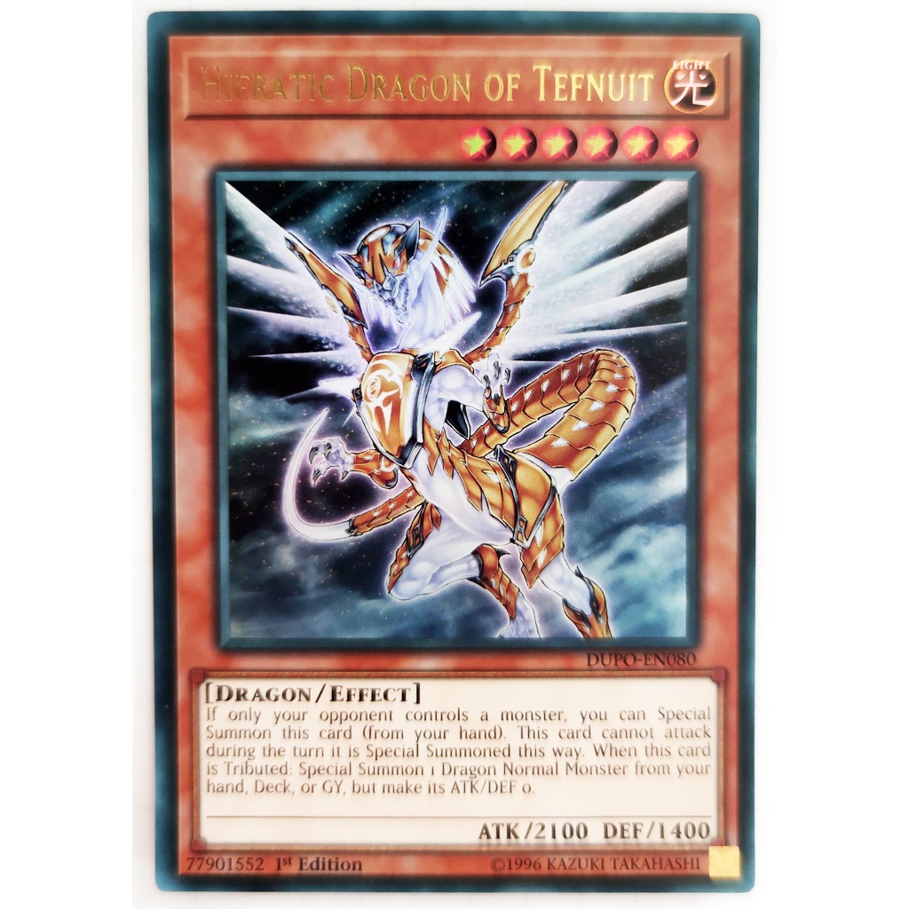 [Thẻ Yugioh] Hieratic Dragon of Tefnuit |EN| Ultra Rare / Rare