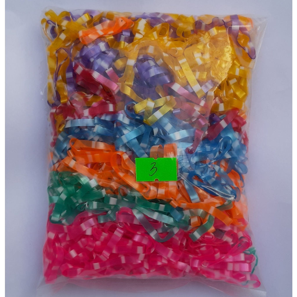 Túi 50g thun (chun) cột tóc Màu số 03)