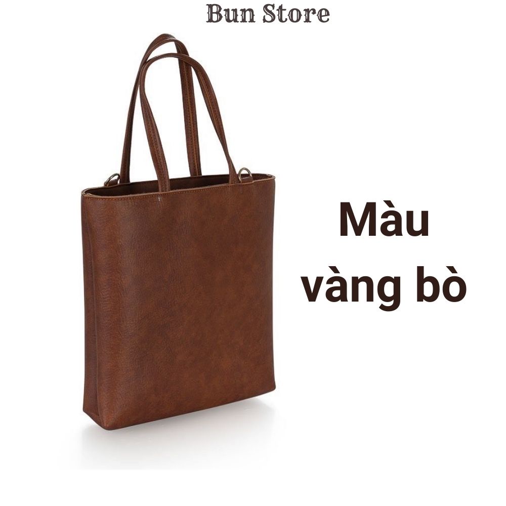 Túi xách to kẹp nách nữ Bun Store túi tote da nữ đeo vai đẹp thời trang công sở giá rẻ