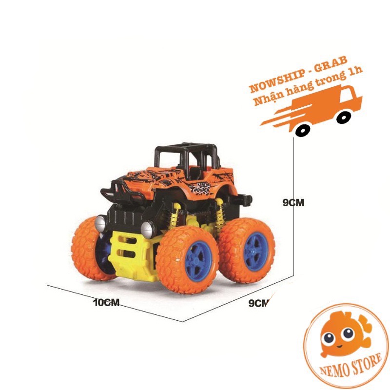 [Mã SKAMLS142 giảm 10% đơn 50K] Xe Ô tô đồ chơi địa hình Buggy chạy đà dùng quán tính bánh to cỡ lớn