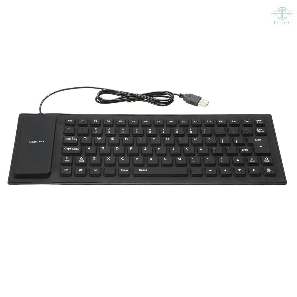 Bàn Phím Silicone 85 Phím Chống Nước Có Thể Gập Lại Cho Máy Tính, Laptop