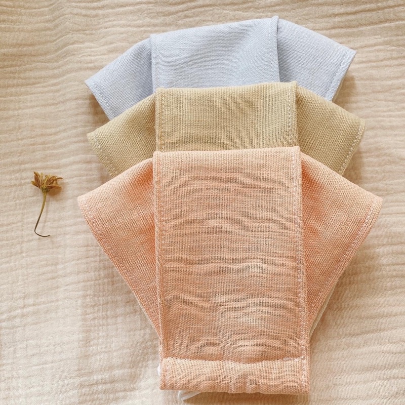 Khẩu trang vải 3 lớp (vải xô muslin/ linen)