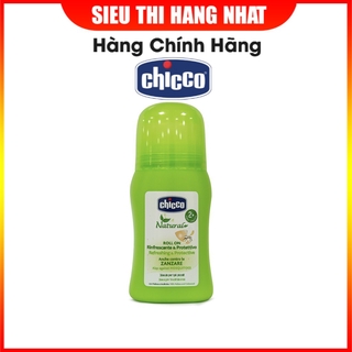 Lăn chống muỗi Chicco 60ml chiết xuất thiên nhiên, bảo vệ an toàn cho mẹ và bé, không gây kích ứng da, xuất xứ Italy