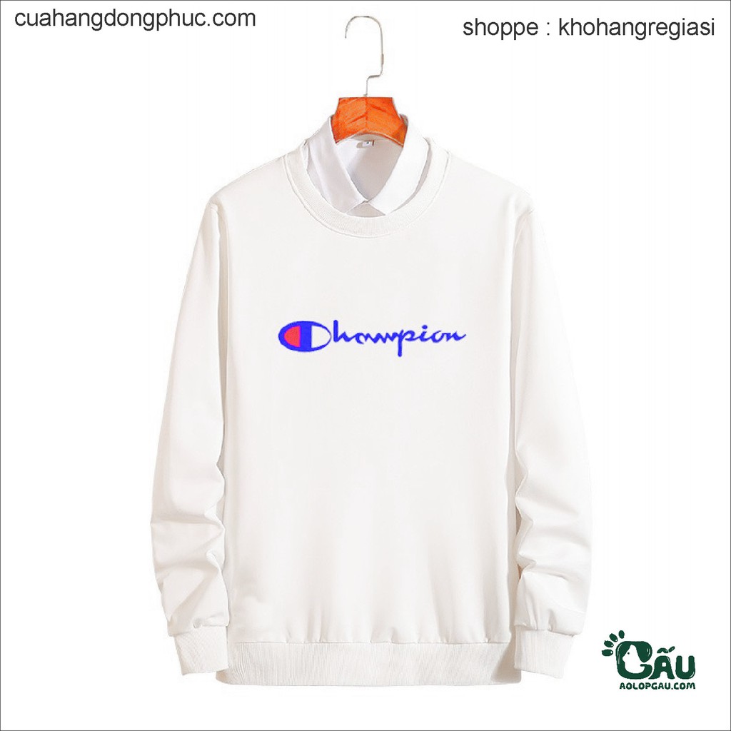 Áo Sweater - Quần Nỉ thun Champion Gấu 194 Store