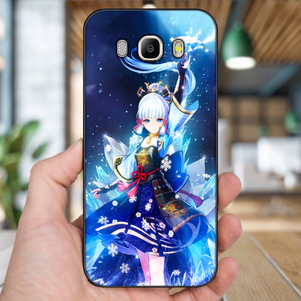 Ốp lưng Samsung J5 2016, J7 2016 viền đen in hình Ayaka Genshin Impact