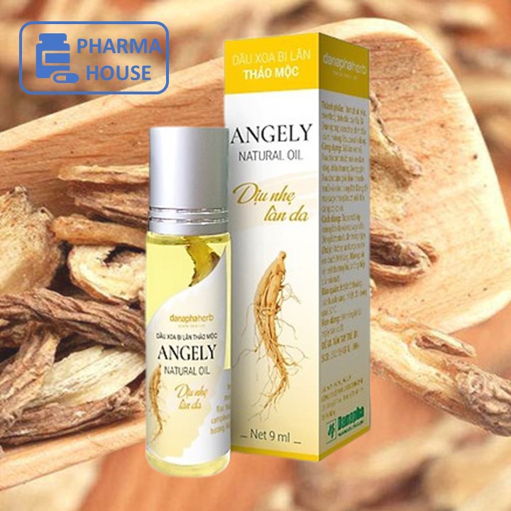 DẦU BI LĂN THẢO MỘC ANGELY DANAPHA HERB - DẦU XOA THẾ HỆ MỚI - Chai 9mL