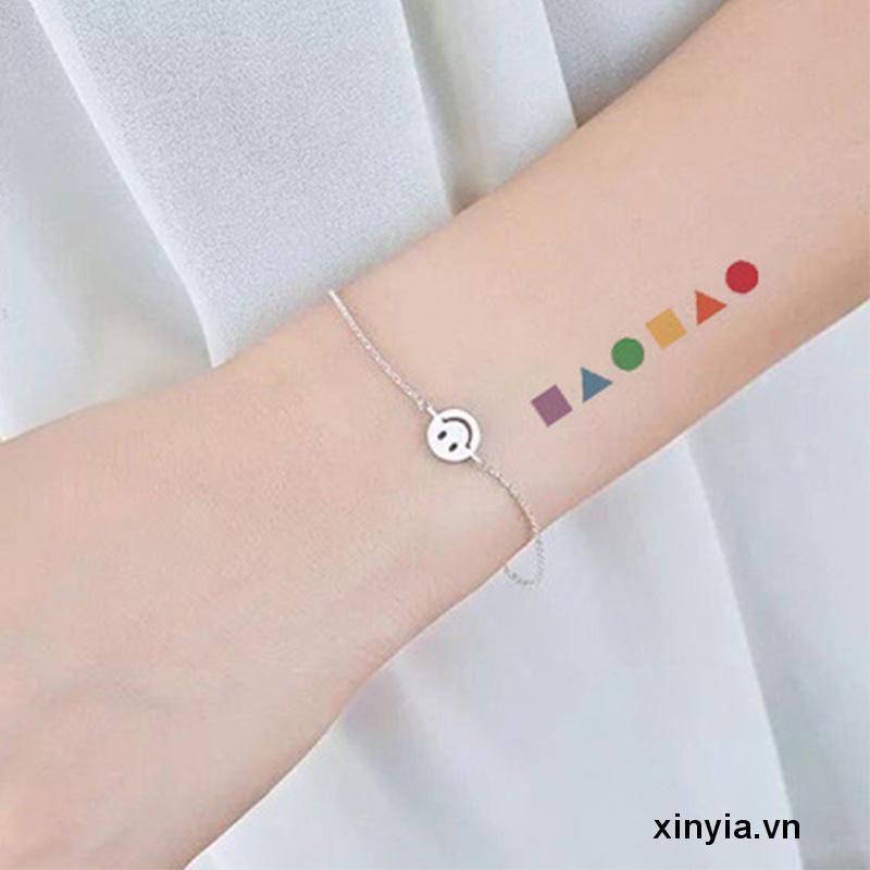 Hình Xăm Dán Kim Hyunya Phong Cách Hàn Quốc 2022 Chống Thấm Nước Hình Mặt Cười Dễ Thương