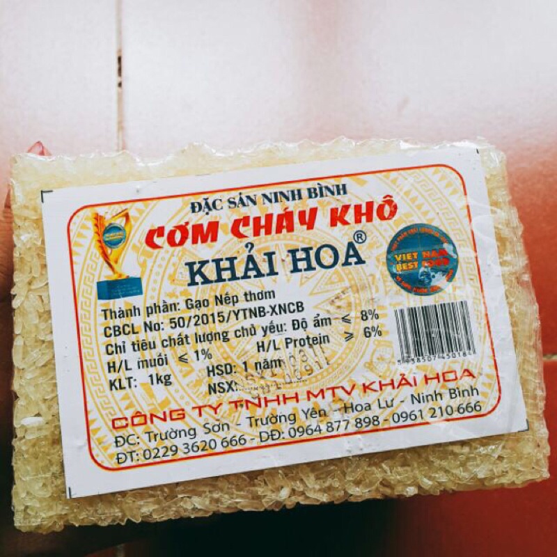[ UY TÍN✅] Cơm cháy khô Khải Hoa 1kg