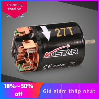 Set motor chổi than 540 27T cho xe điều khiển tỉ lệ 1/10 và phụ kiện