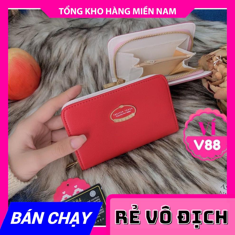 VÍ 1 KHÓA KÉO XINH XẮN CHUẨN QC ❤100% ẢNH THẬT❤