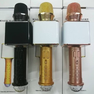 Micro kèm Loa Bluetooth SD-09L Led ,mic hát karaoke
