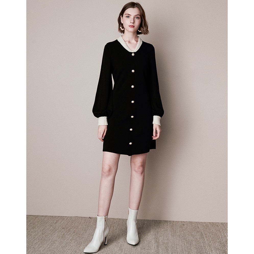 Váy len đính ngọc