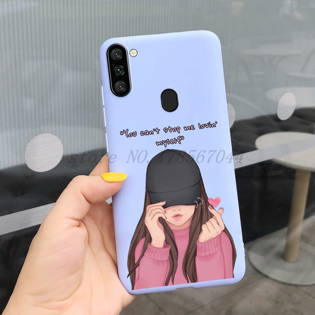 Ốp điện thoại silicone màu kẹo cho Samsung Galaxy A11 Samsung A11 SM-A115F