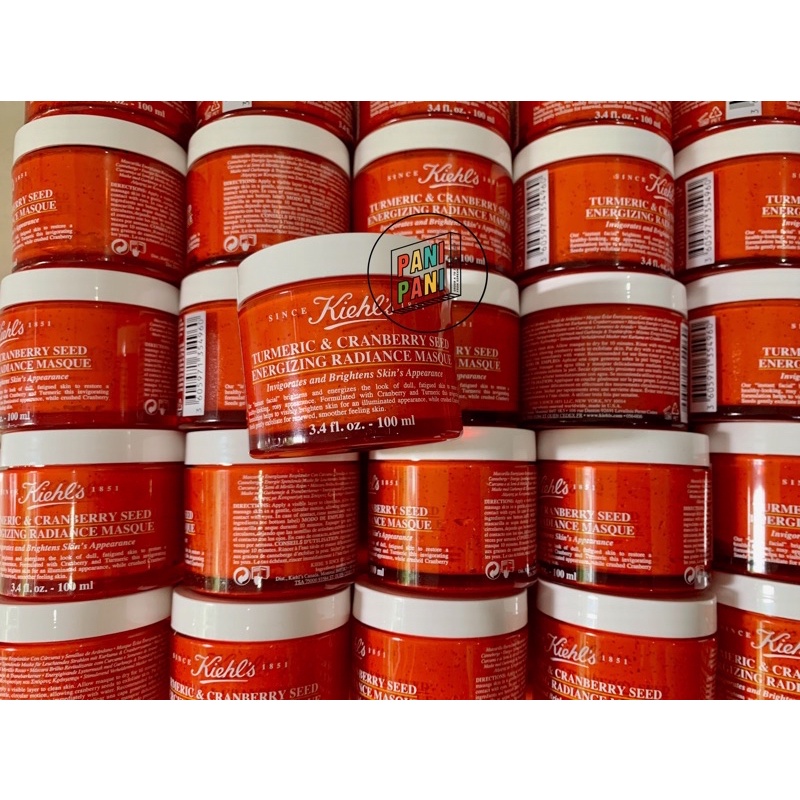 -100ML- Mặt Nạ Nghệ Kiehl Turmeric & Cranberry Seed Energizing Radiance Masque