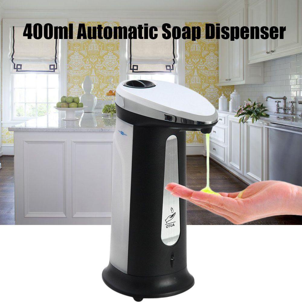 PISTA Bình Đựng Xà Phòng Cảm Biến Hồng Ngoại Bằng Thép Không Gỉ Không Cần Chạm Thời Trang