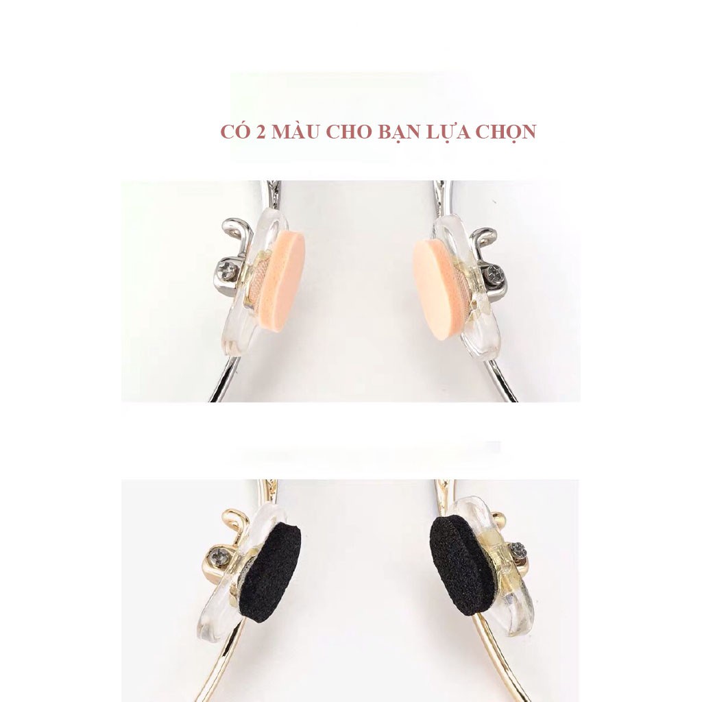 Vỉ 4 Cặp Đệm Mũi Bọt Xốp Mềm Mại Chống Trượt Cho Mắt Kính