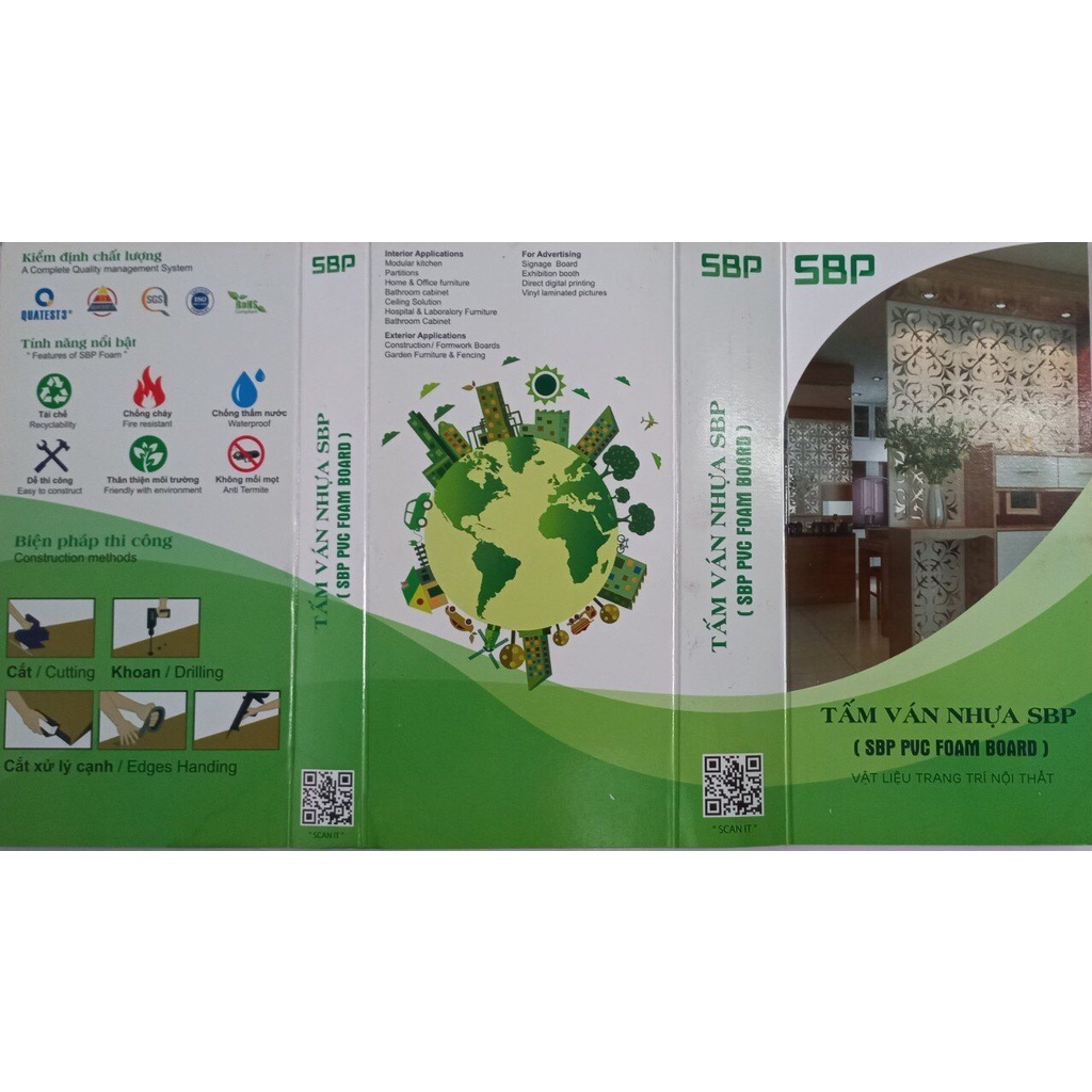 Tấm Ván Nhựa 5mm, Gỗ Nhựa PVC Foam, Nhiều Kích Thước, Ván nhựa cao cấp