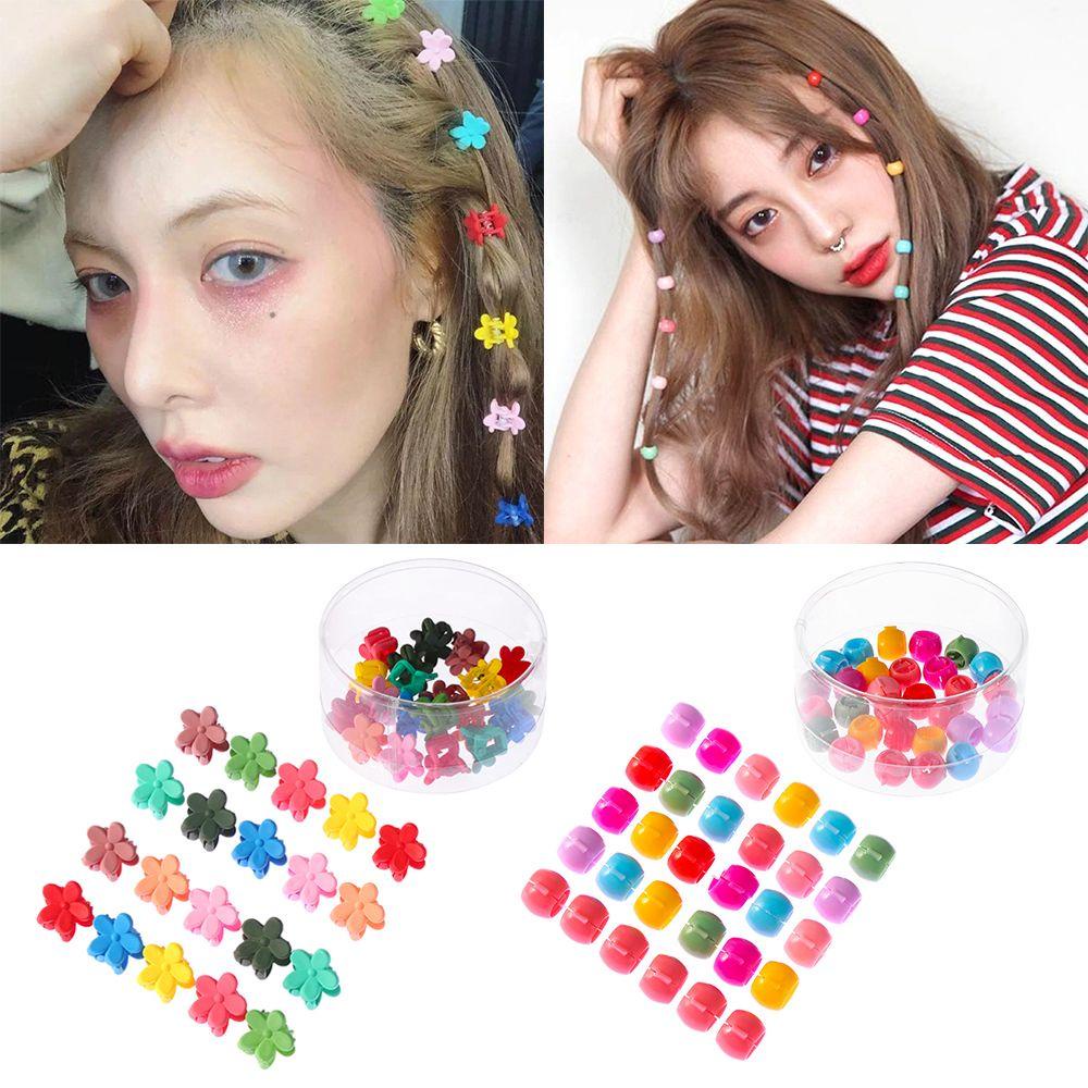 Set 10 / 20 / 30 Kẹp Tóc Càng Cua Mini Phong Cách Hàn Quốc Cho Bé Gái