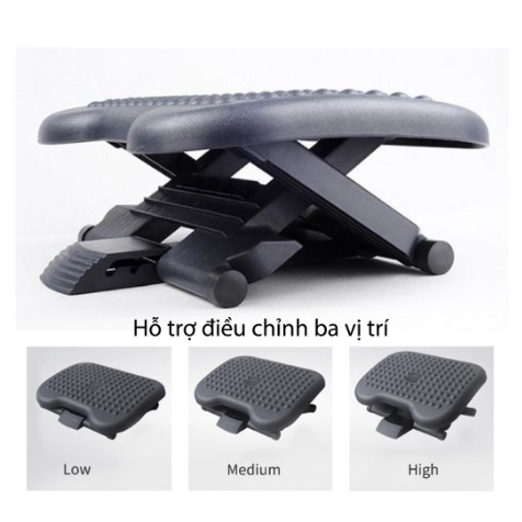 Ergonomic Footrest Ghế Gác Chân Công Thái Học - ghế kê chân cho dân văn phòng, học sinh, sinh viên