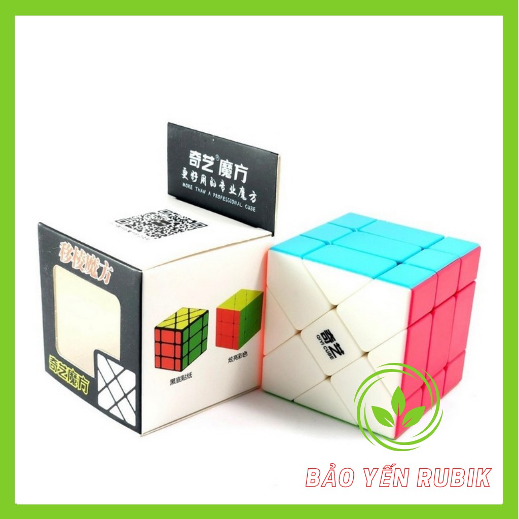 Rubik Biến Thể Rubik Fisher Cube QiYi Stickerless Rubik Biến Thể Giá Rẻ Rubic