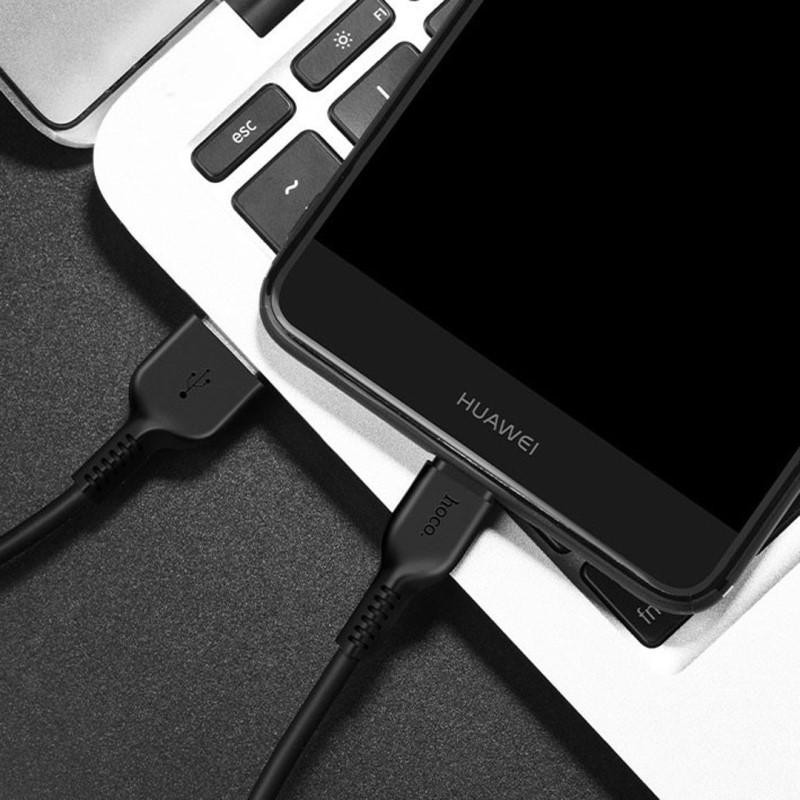 DÂY SẠC Hoco X20 cho Samsung Oppo Xiaomi..., kết nối Type C, sạc nhanh 2A, dài 1m, 2m, 3m – Chính Hãng