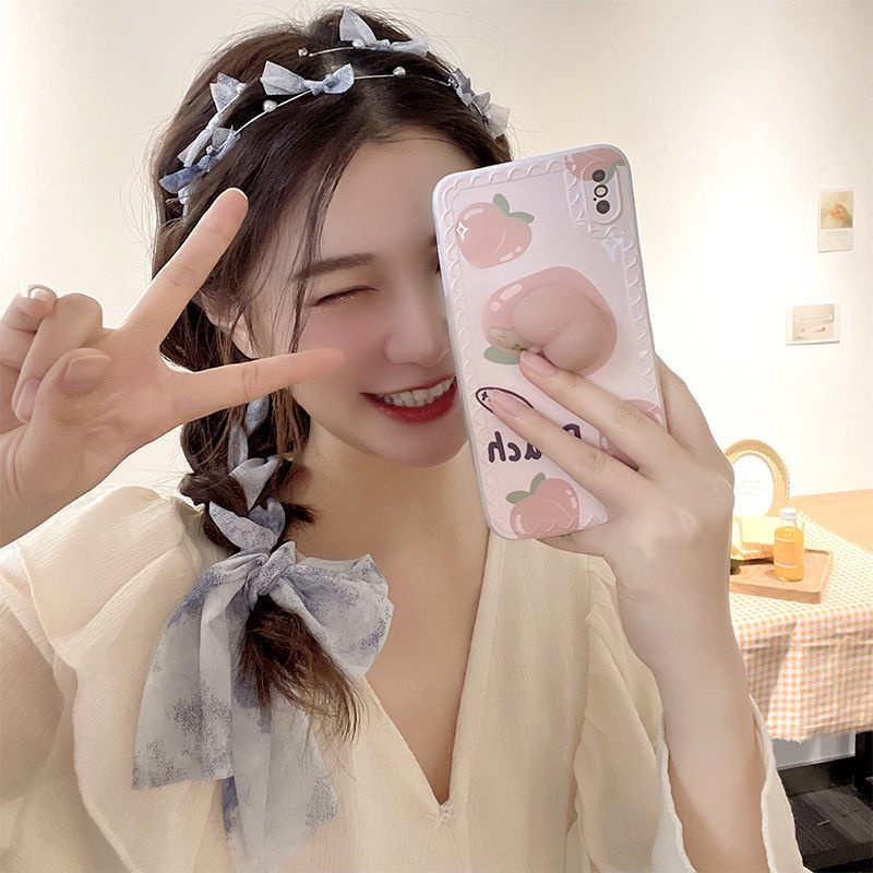 Băng Đô Cài Tóc Đính Ngọc Trai Và Dây Ruy Băng Ngọc Trai Xinh Xắn 2021#6 Cho Nữ