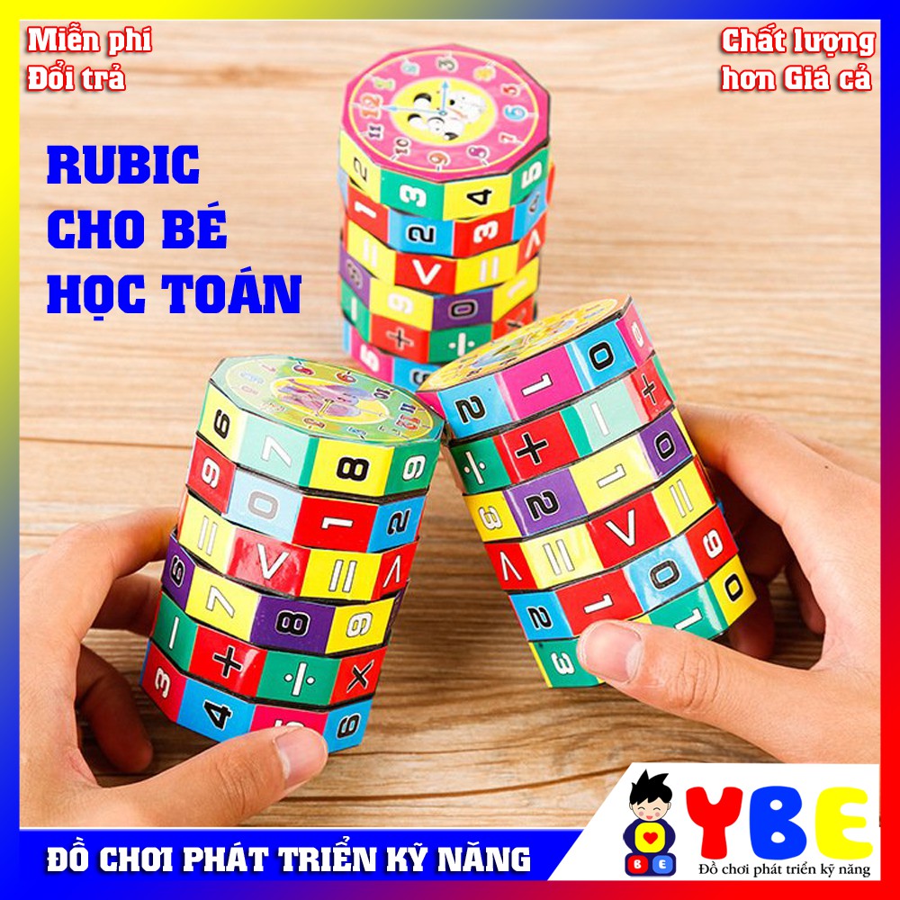 Đồ chơi Rubic Học toán giúp trẻ phát triển kỹ năng toán học phù hợp các bé nam nữ từ 18 tháng tới 6 tuổi