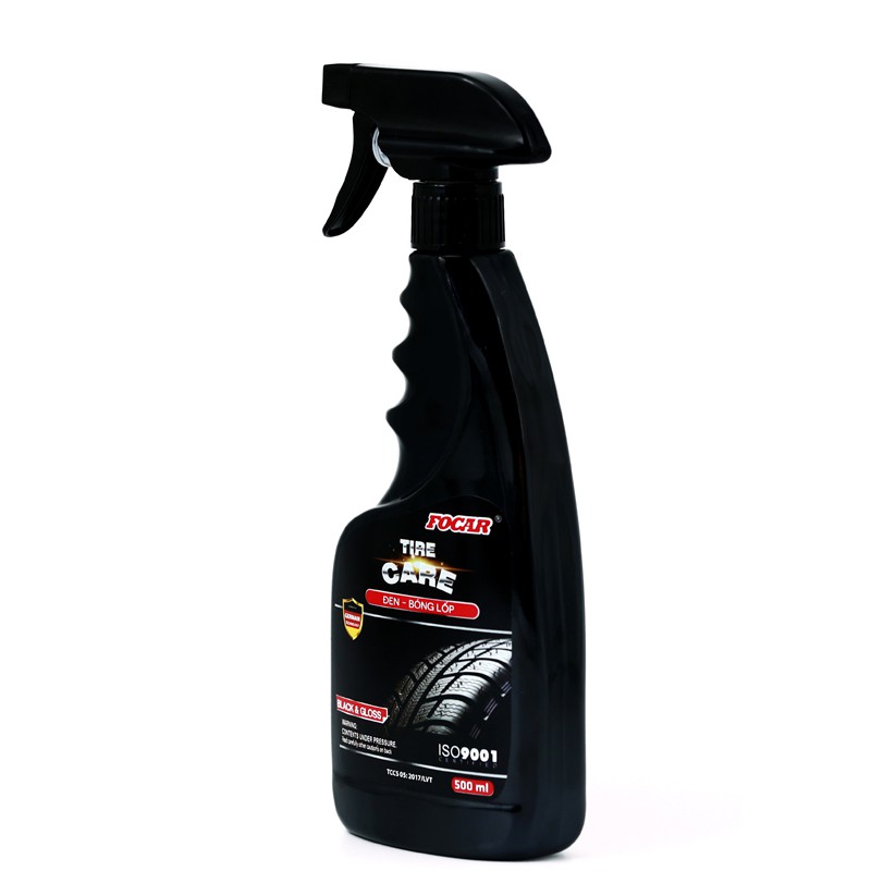 Combo 3 chai Nước dưỡng đen bóng lốp Focar Tire Care 0,5L