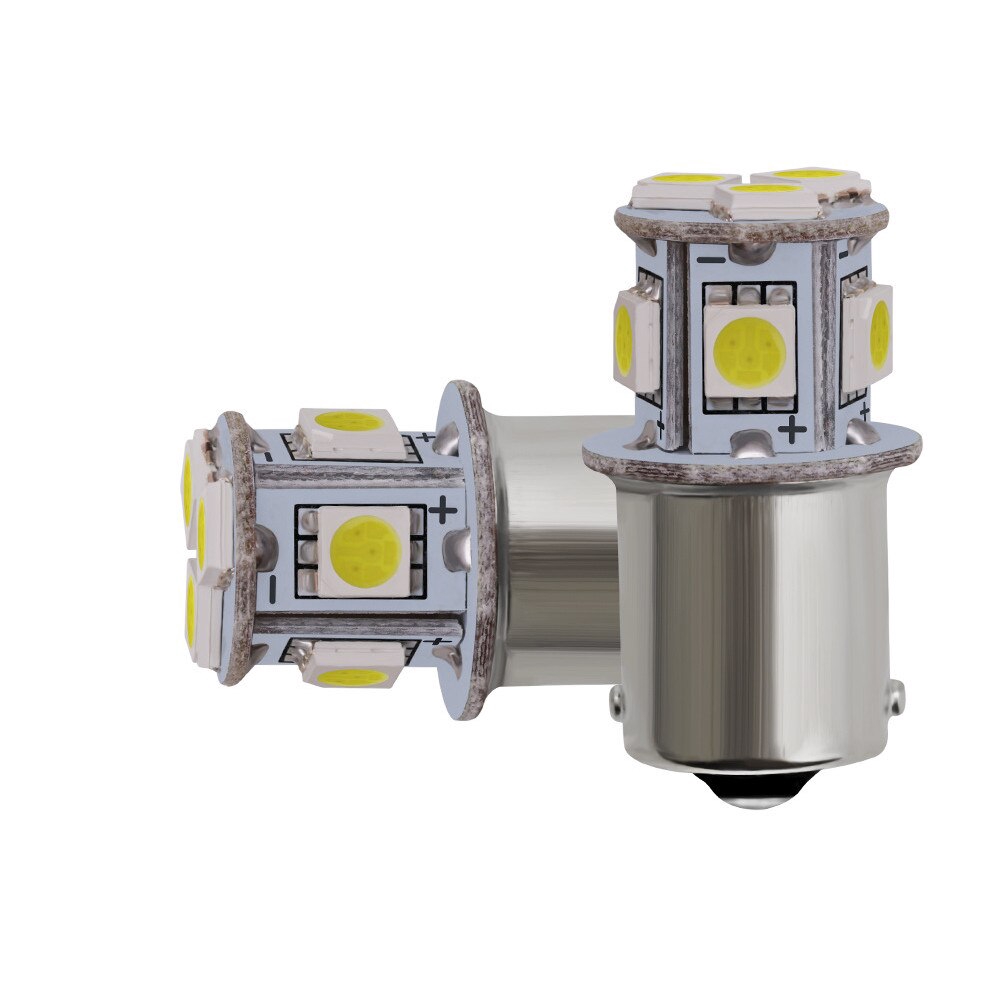 Đèn LED Tín Hiệu 1156 S25 p21W Ba15s 8 5050 SMD 12V 24V Ánh Sáng Trắng Cho Xe Hơi