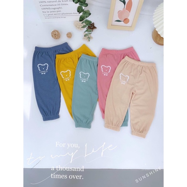 Quần cotton len tăm