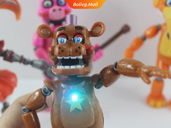 Set 6 Mô Hình Đồ Chơi Nhân Vật Trong Game Five Nights At Freddy 'S: Pizza