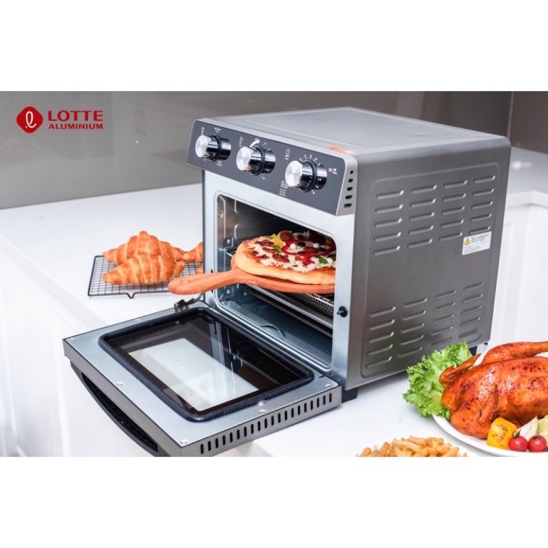 Lò nướng Lotte 23l Model LPT-OAF23-B dung tích 23 Lít
