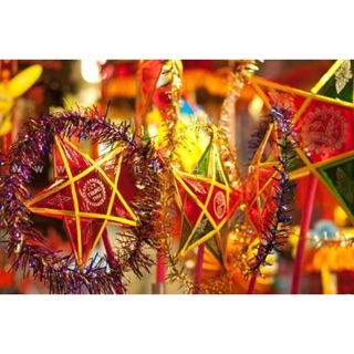 Set 10 Đèn ông sao làm đồ chơi,trang trí Trung Thu Decor