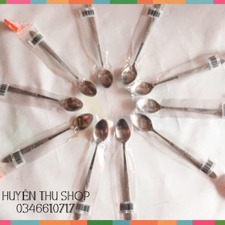 Sỉ 10 thìa sinh tố, ăn bột cán hoa dài 20cm