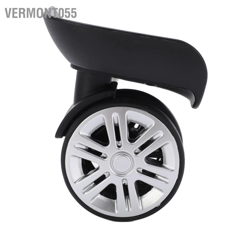 Vermont055 1 Pair A65 Luggage Replacement Wheels Mute Swivel Suitcase Caster Repair Parts