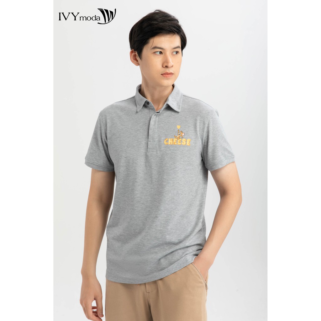 [NHẬP WABRTL5 GIẢM 10% TỐI ĐA 50K ĐH 250K ]Áo thun nam polo Cheese IVY moda MS 57E2951